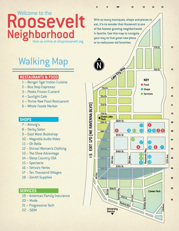Roosevelt Neighborhood Map Josué Blanco Design